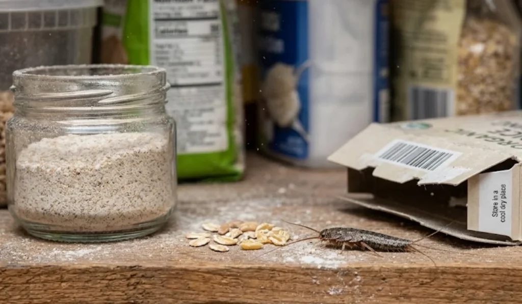 silverfish in a pantry
